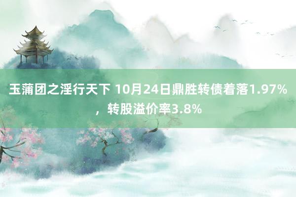 玉蒲团之淫行天下 10月24日鼎胜转债着落1.97%，转股溢价率3.8%