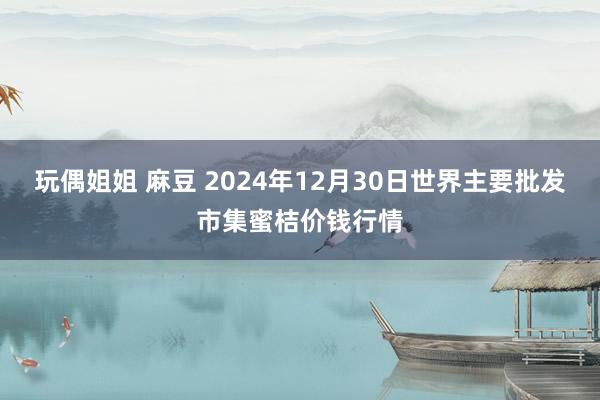 玩偶姐姐 麻豆 2024年12月30日世界主要批发市集蜜桔价钱行情