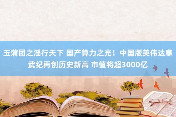 玉蒲团之淫行天下 国产算力之光！中国版英伟达寒武纪再创历史新高 市值将超3000亿